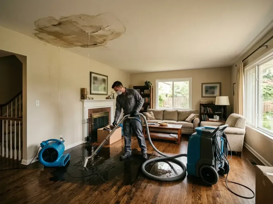 attic-pipe-burst-ceiling-drip-008 — frequently asked questions, Water Damage Restoration & Carpet Care in Brillion, WI